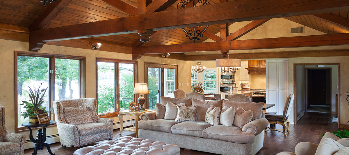 North Lake home living room